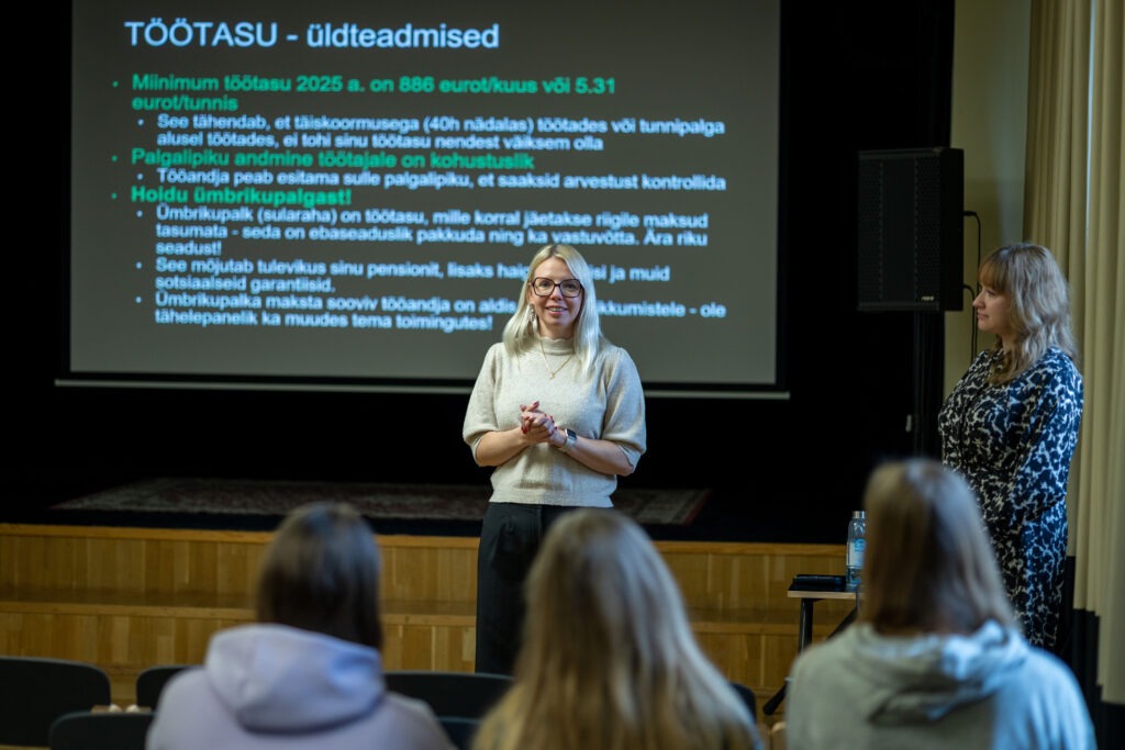 Pärnumaa noortele õpetatakse, kuidas tööturul targalt alustada